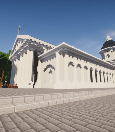 minecraft Vilnius cathedral